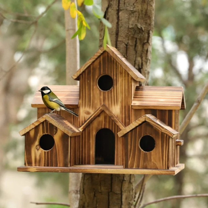 6 Holes Bird House Room