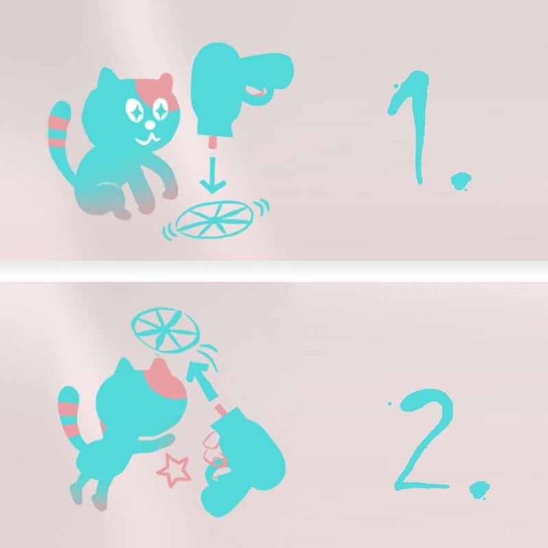 Flying Disc Cat Launcher Set