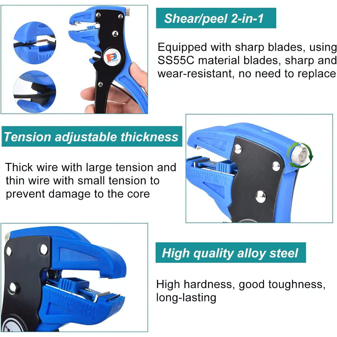 2-in-1 Cable Stripper Tool