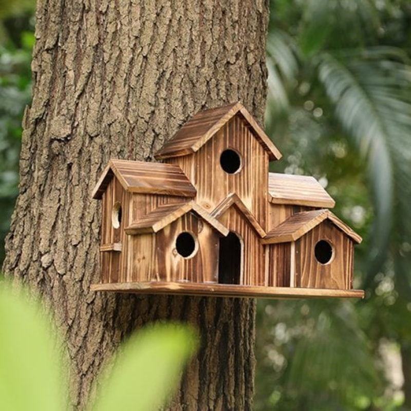 6 Holes Bird House Room
