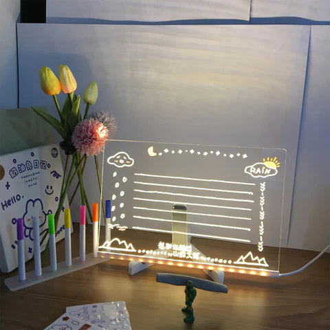 LED Note Board with Stand