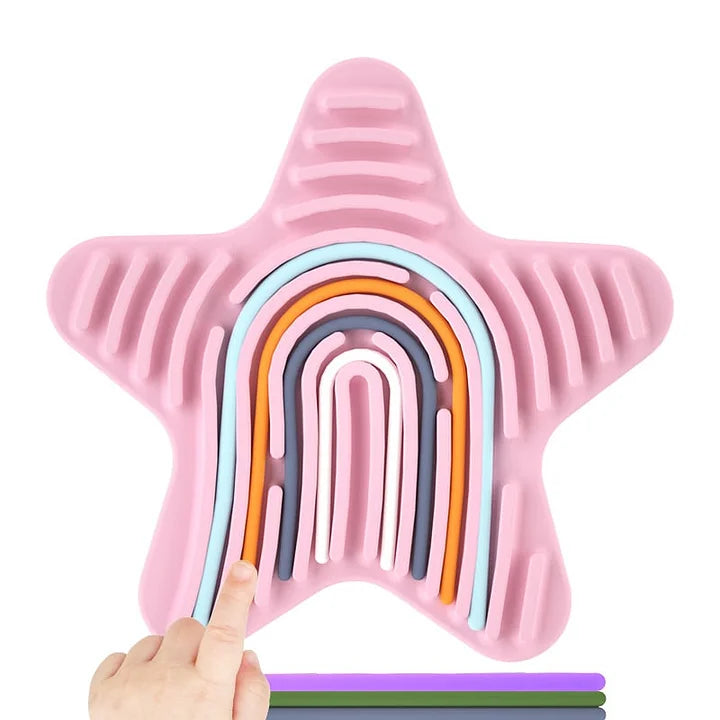 Colorful Sensory Maze Board