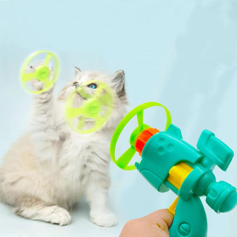 Flying Disc Cat Launcher Set