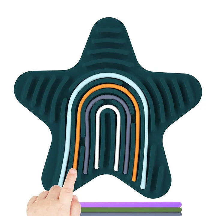 Colorful Sensory Maze Board