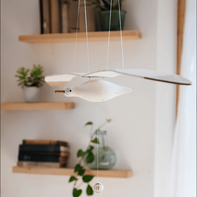 Handmade Wooden Hanging Seagull