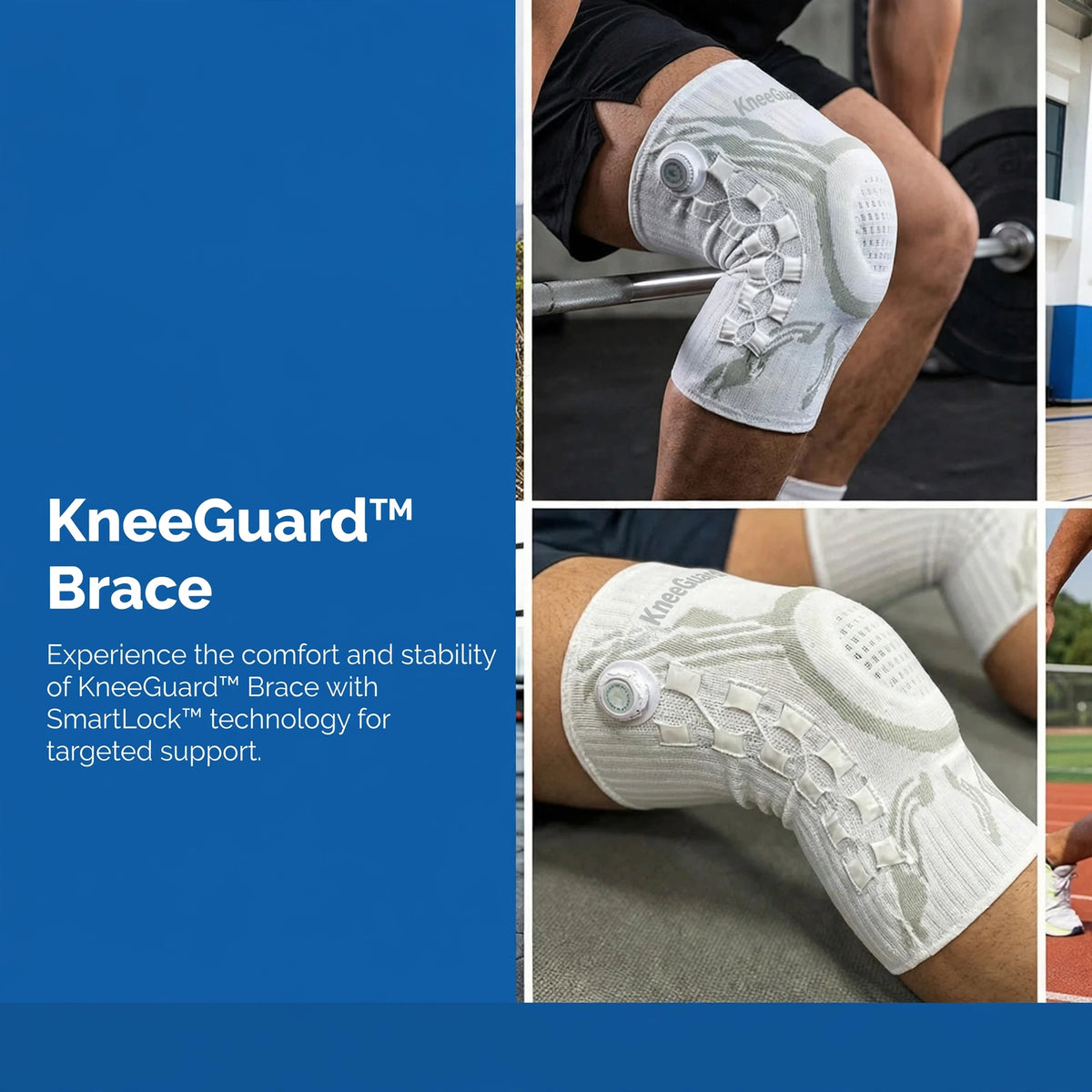 KneeGuard™ — Smart Support. Stable Every Step.