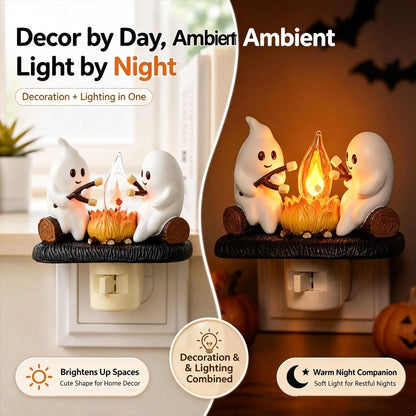 A Little Ghost & Warm Campfire | Cute Halloween-Themed Decor 👻🔥