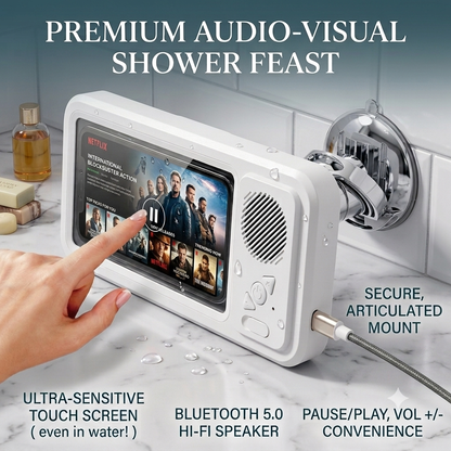 AquaSound™ — Your Shower, Now a Personal Cinema