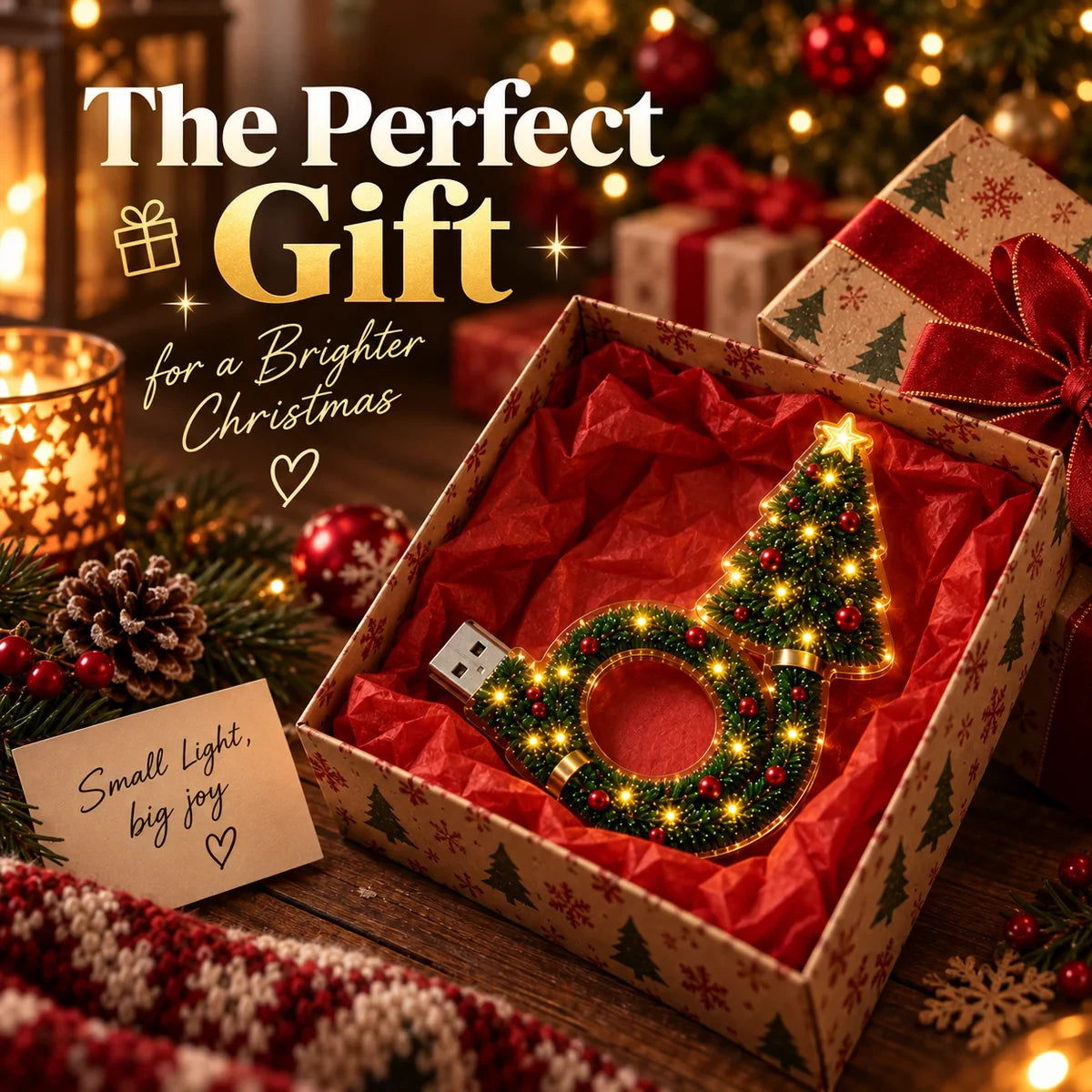 Mini Christmas Projector | Turn Any Room Into a Magical Christmas Scene