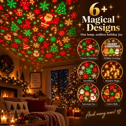 Mini Christmas Projector | Turn Any Room Into a Magical Christmas Scene
