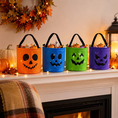 Halloween LED Candy Bags | Light-Up Trick or Treat Bags