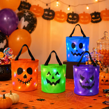 Halloween LED Candy Bags | Light-Up Trick or Treat Bags