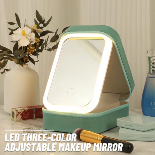 GlamLite LED Three-Color Makeup Mirror