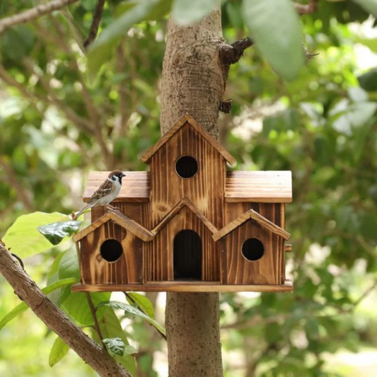 6 Holes Bird House Room
