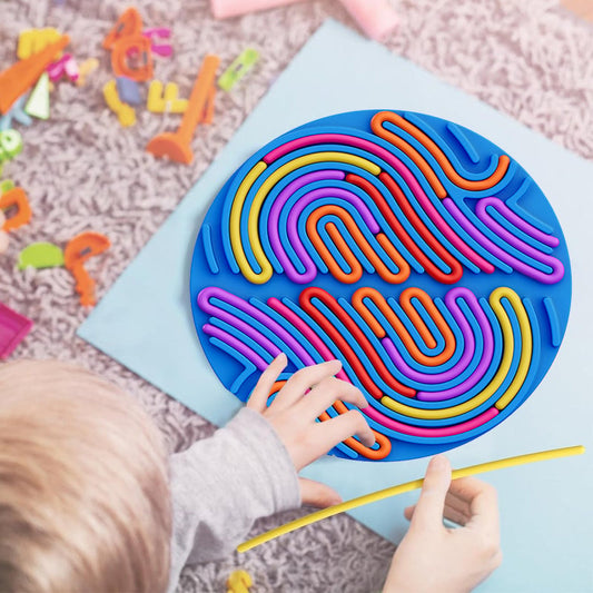 Colorful Sensory Maze Board