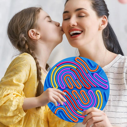 Colorful Sensory Maze Board