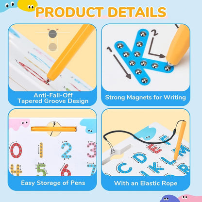 Magnetic Tracing Board | Fun Letter & Number Learning for Kids