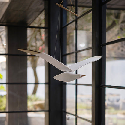 Handmade Wooden Hanging Seagull