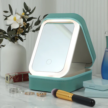 GlamLite LED Three-Color Makeup Mirror