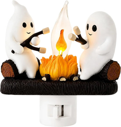 A Little Ghost & Warm Campfire | Cute Halloween-Themed Decor 👻🔥