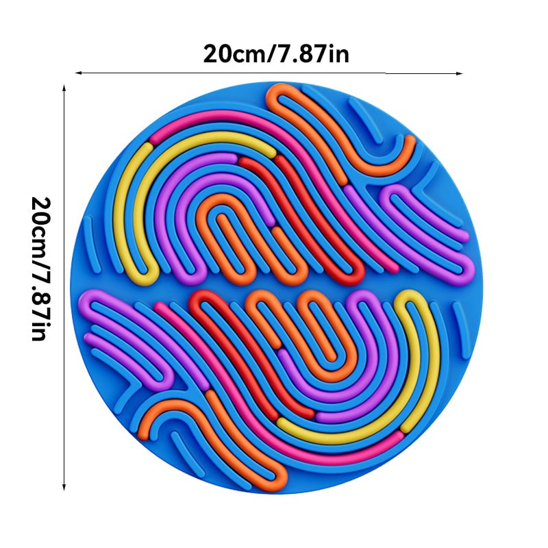 Colorful Sensory Maze Board