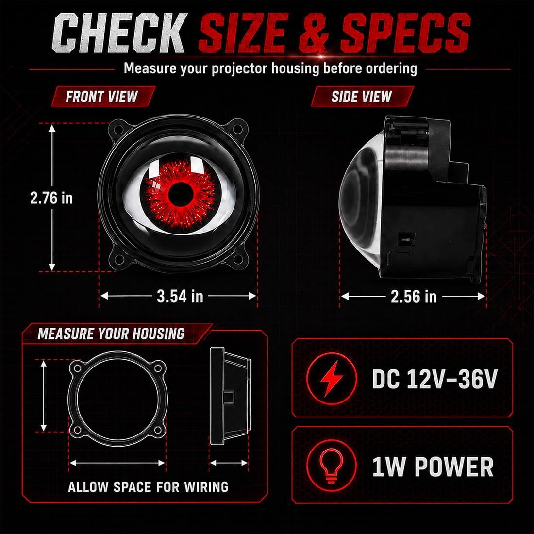 DemonEye™ — Dynamic Modes Eye Headlights