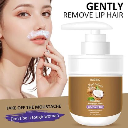 🥥 Coconut Hair Removal Cream – Smooth, Painless & Hydrating