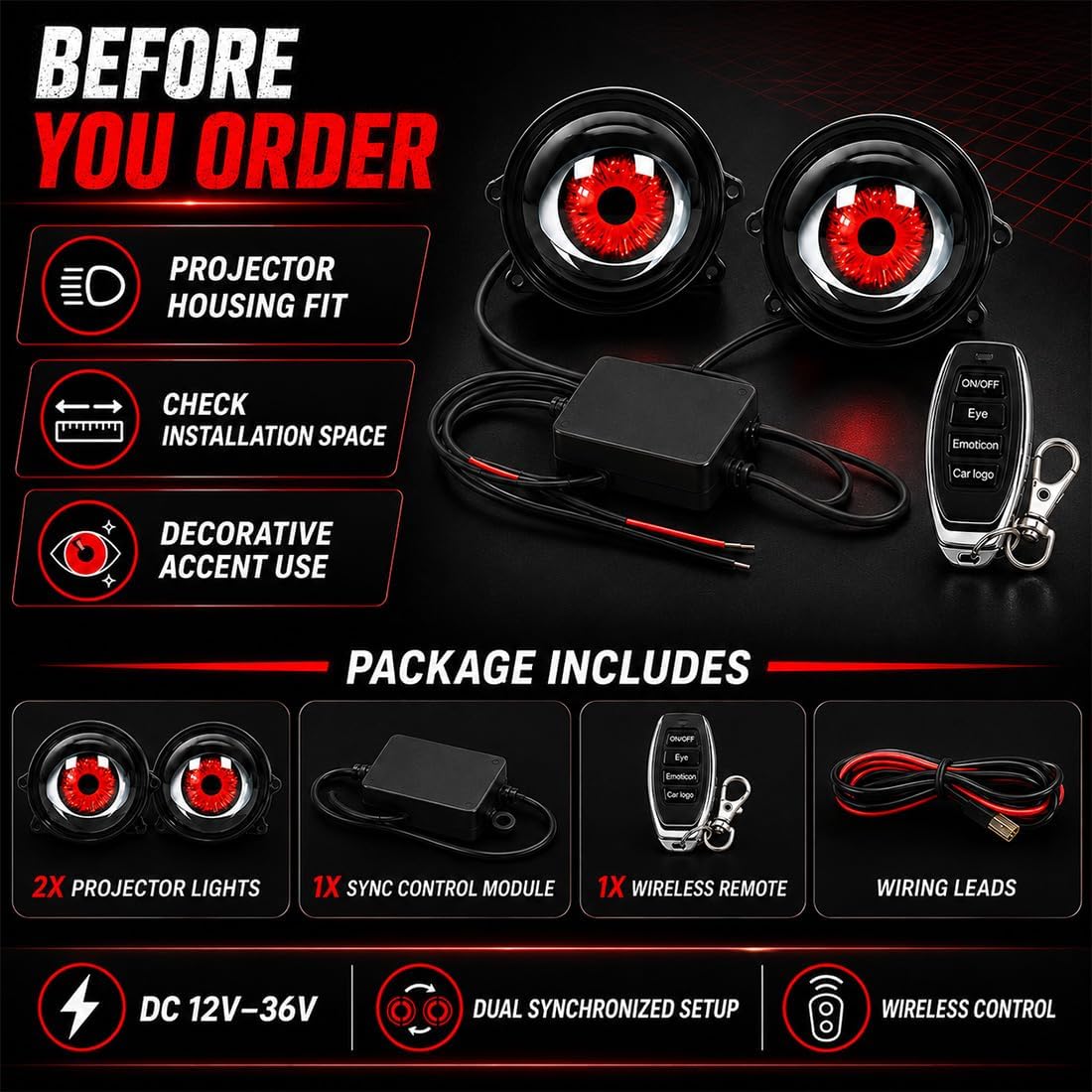 DemonEye™ — Dynamic Modes Eye Headlights