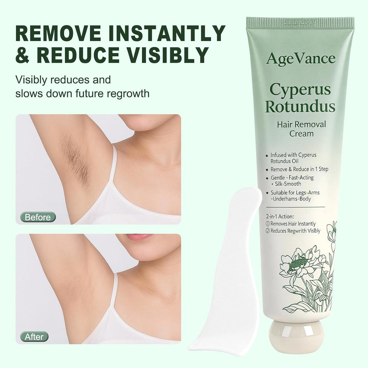 Cyperus Rotundus Hair Removal Cream