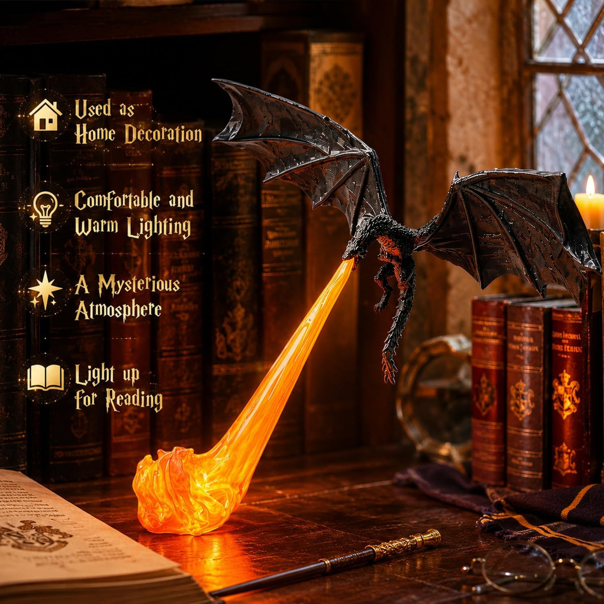 Dragon Breath – No Heat, No Smoke, No Fire Hazard, Just Dragon Fire Glow