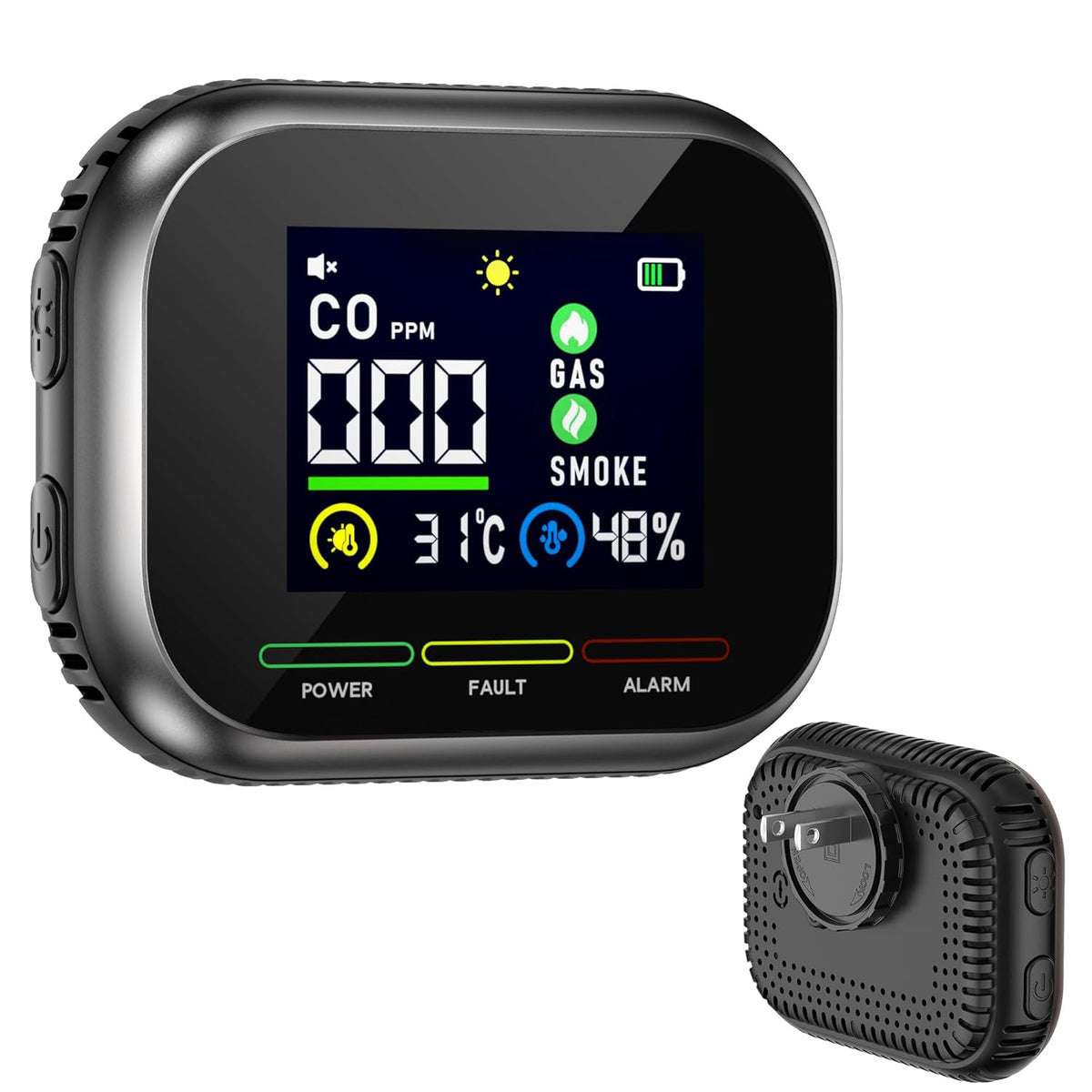 AirGuard™ 6-in-1 Air Quality Monitor | Real-Time Readings on One Screen