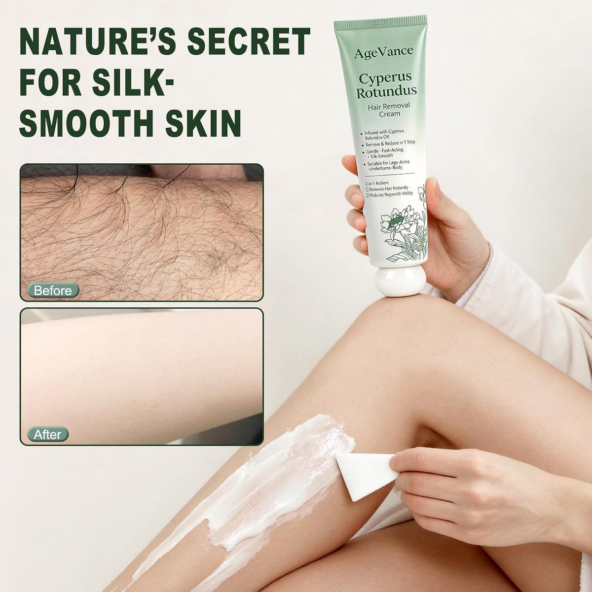 Cyperus Rotundus Hair Removal Cream