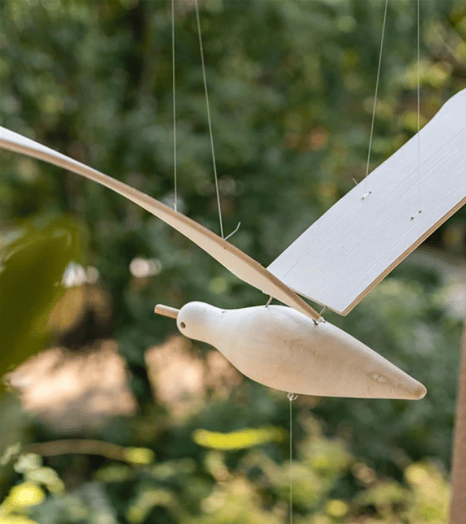 Handmade Wooden Hanging Seagull