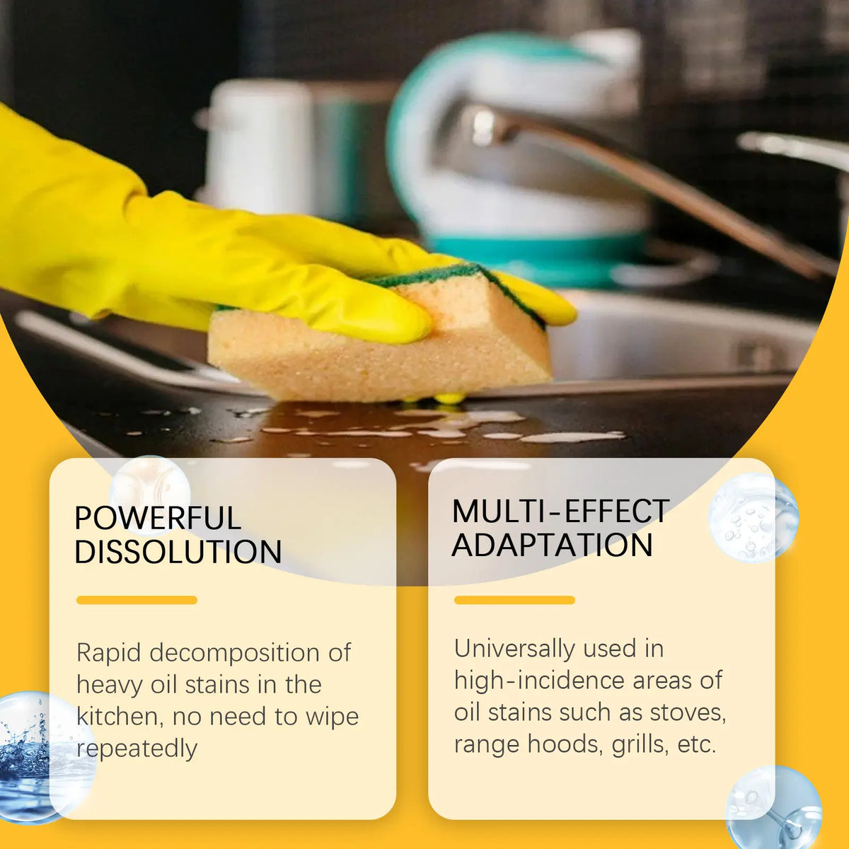 Heavy Duty Degreaser Cleaner Spray for Kitchen