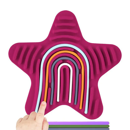 Colorful Sensory Maze Board