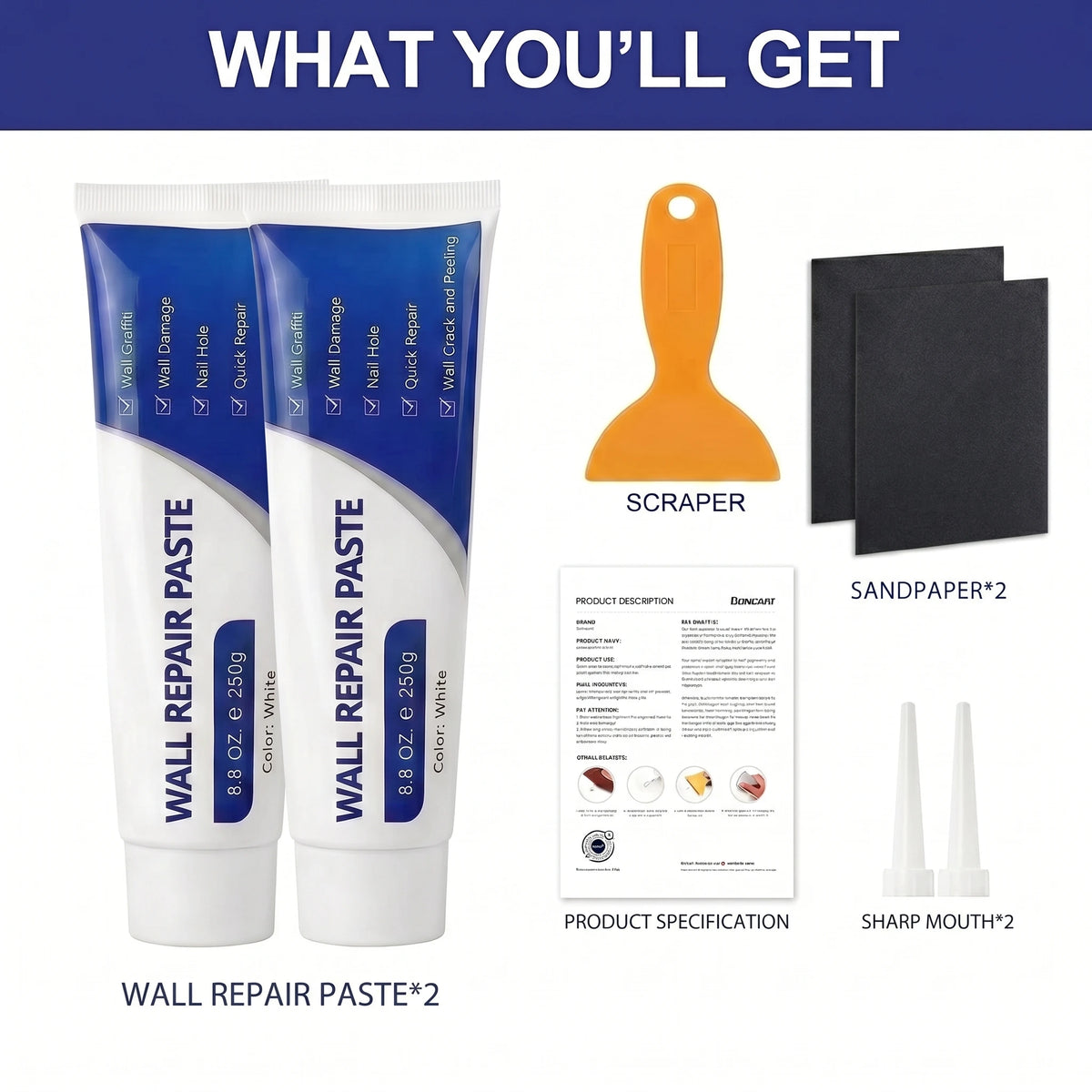 WallFix™ Drywall Patch Repair Kit