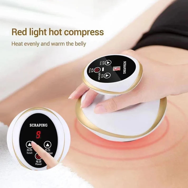 Electric Cupping and Scraping Massager | 2-in-1 Smart Gua Sha & Cupping Therapy Device