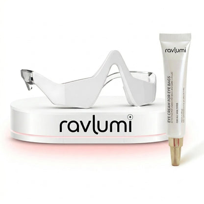 Ravlumi Red Light Eye Care Glasses — Rechargeable 630nm LED Wellness Device