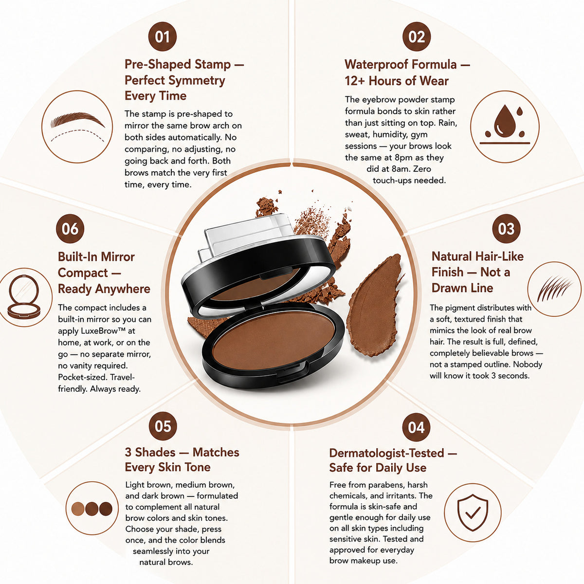 LuxeBrow™  Perfect Brows. Zero Effort. Every Time