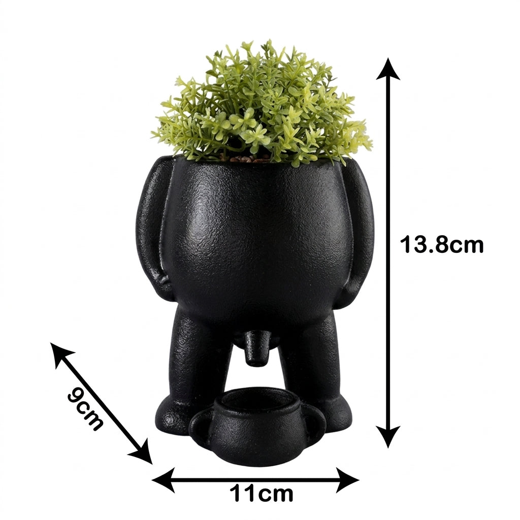 Funny Ceramic Planter | Unique Human-Shaped Pot for Home & Garden