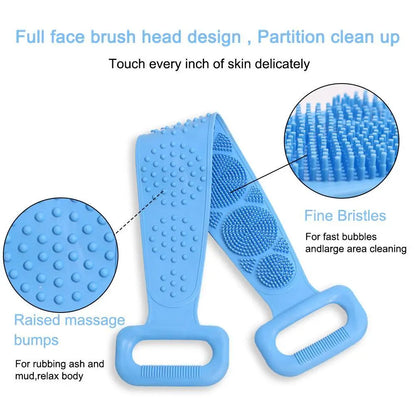 GlideScrub™ — Double-Sided, Head-to-Toe Clean
