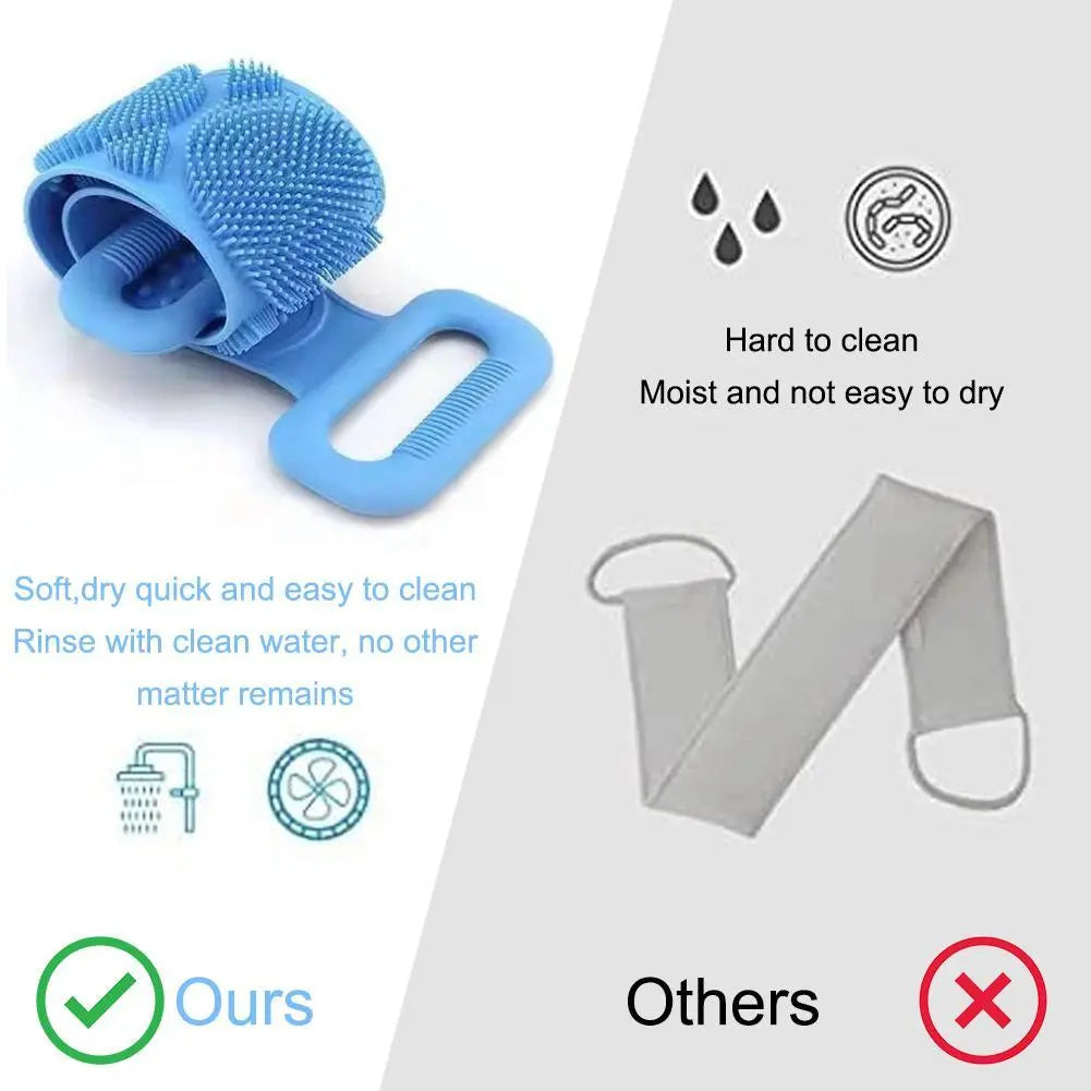 GlideScrub™ — Double-Sided, Head-to-Toe Clean