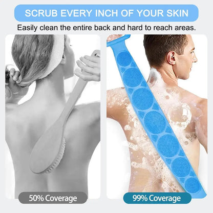 GlideScrub™ — Double-Sided, Head-to-Toe Clean