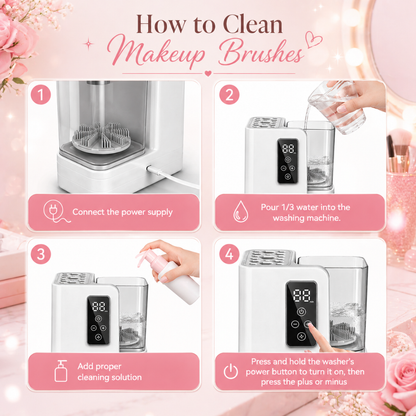 BlushReset™ — Clean Brushes. Fresh Start. Every Time.