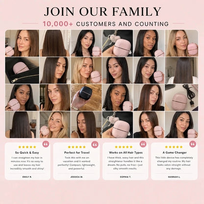 Cordless Hair Straightening Comb | Smooth & Style Anywhere