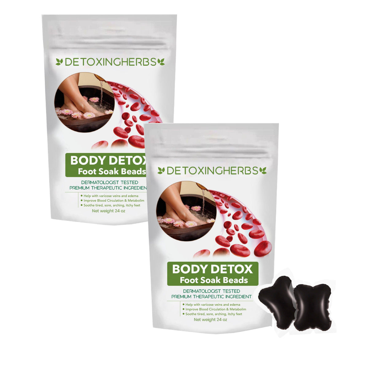 DetoxingHerbs Cleansing Foot Soak Beads 🔥90 days money back guarantee