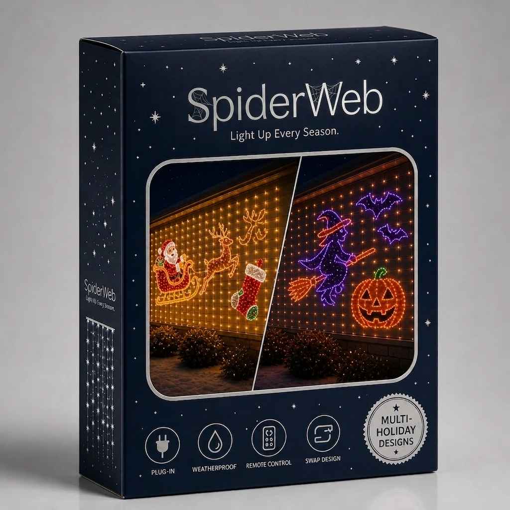 SpiderWeb™ — The Decoration Neighbors Can't Ignore