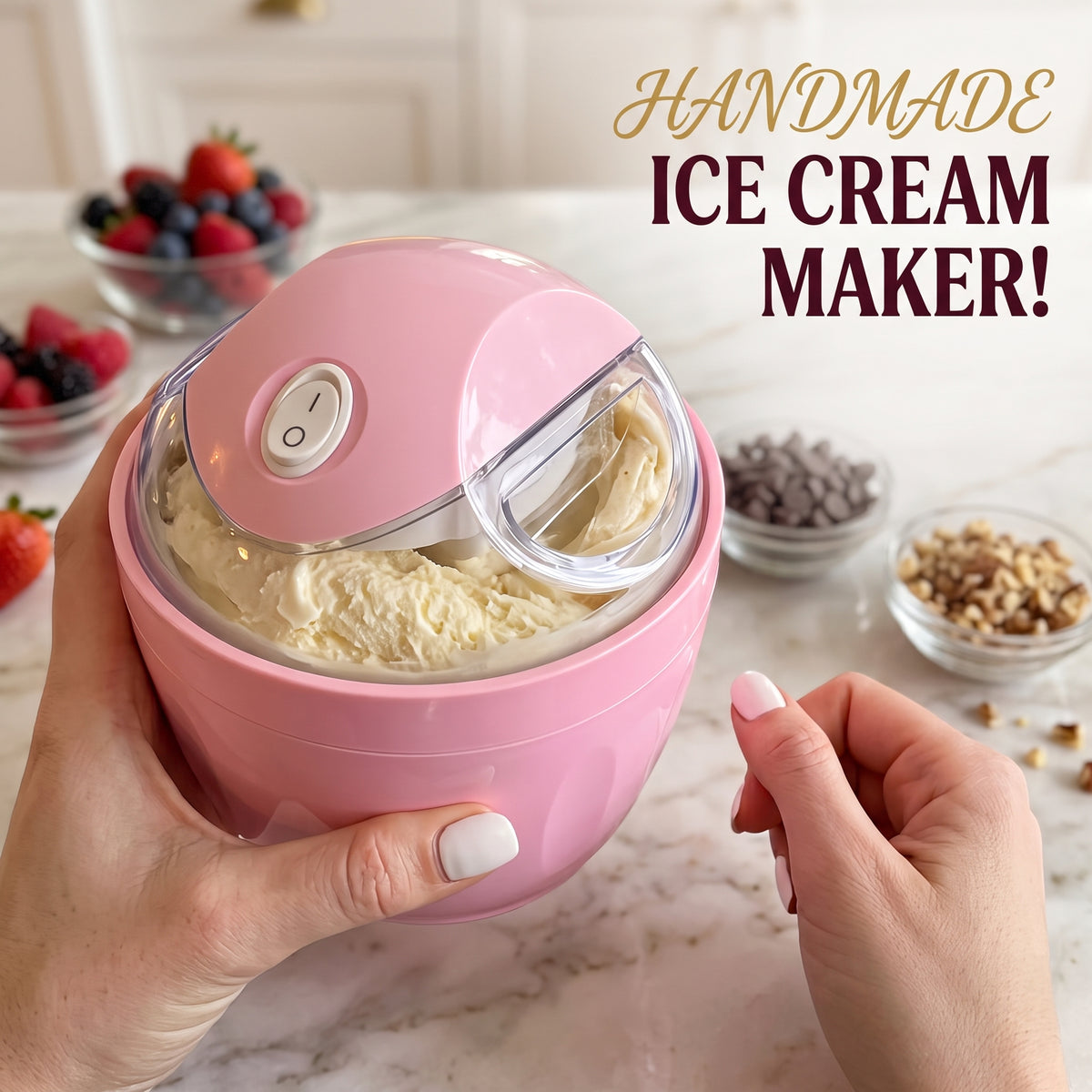 Ice Cream Maker | Homemade Scoops In Minutes