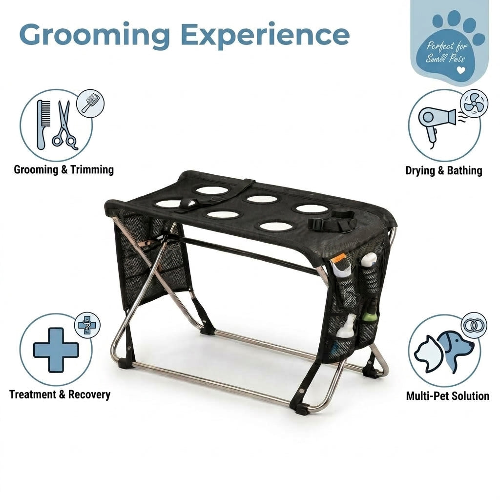 Pet Shower Stand | Calmer, Easier Baths for Dogs & Cats