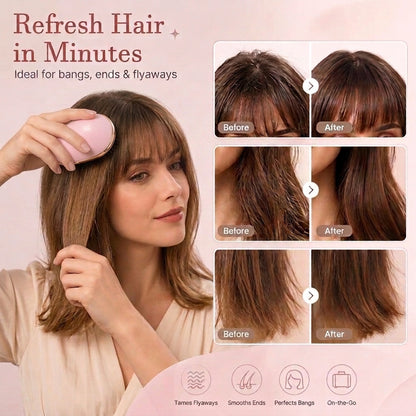 Mini Heated Hair Straightener| Smooth Hair Anywhere, Anytime